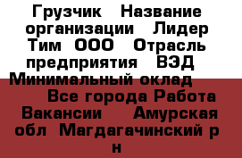 Грузчик › Название организации ­ Лидер Тим, ООО › Отрасль предприятия ­ ВЭД › Минимальный оклад ­ 32 000 - Все города Работа » Вакансии   . Амурская обл.,Магдагачинский р-н